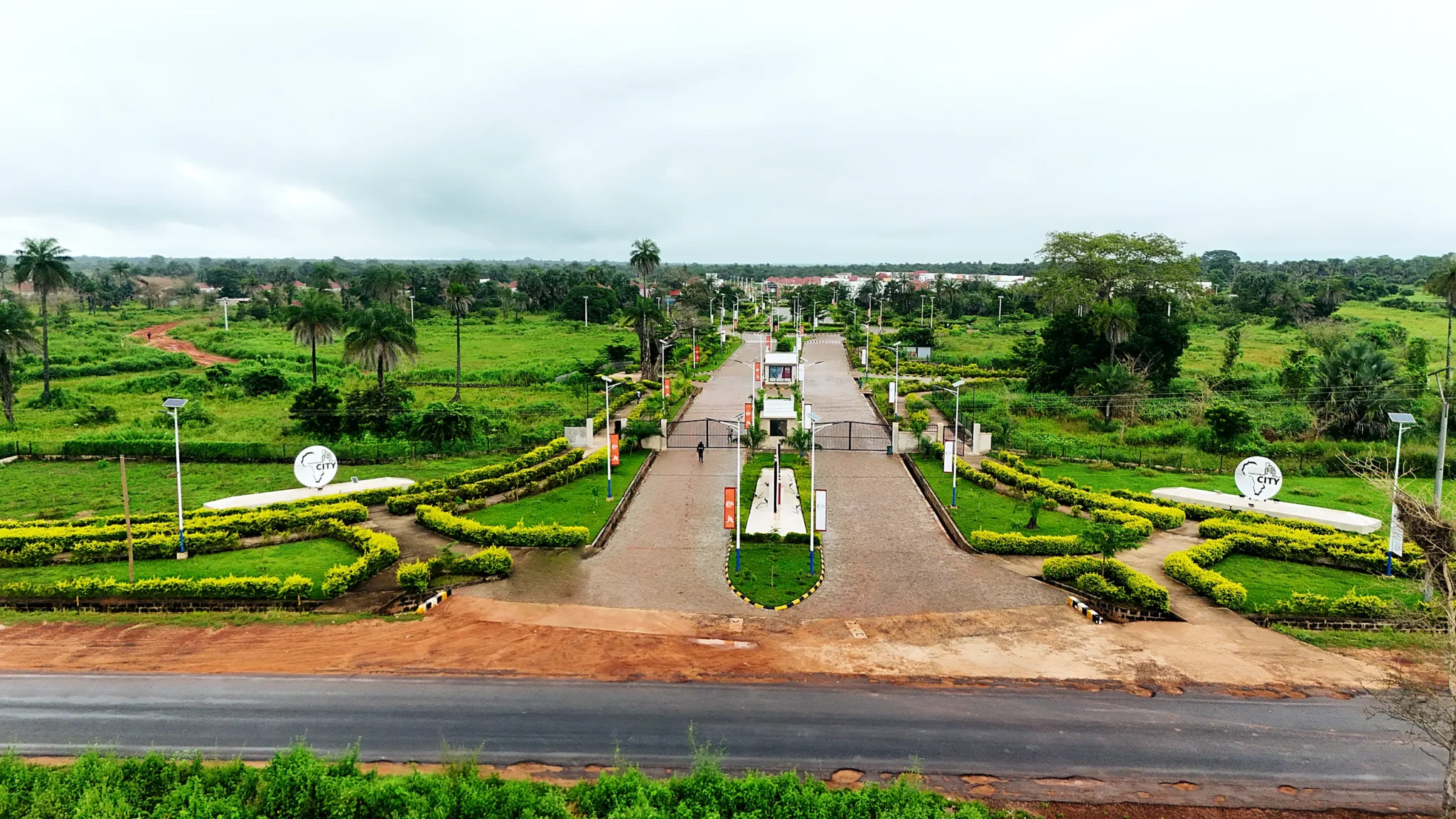 City entrance